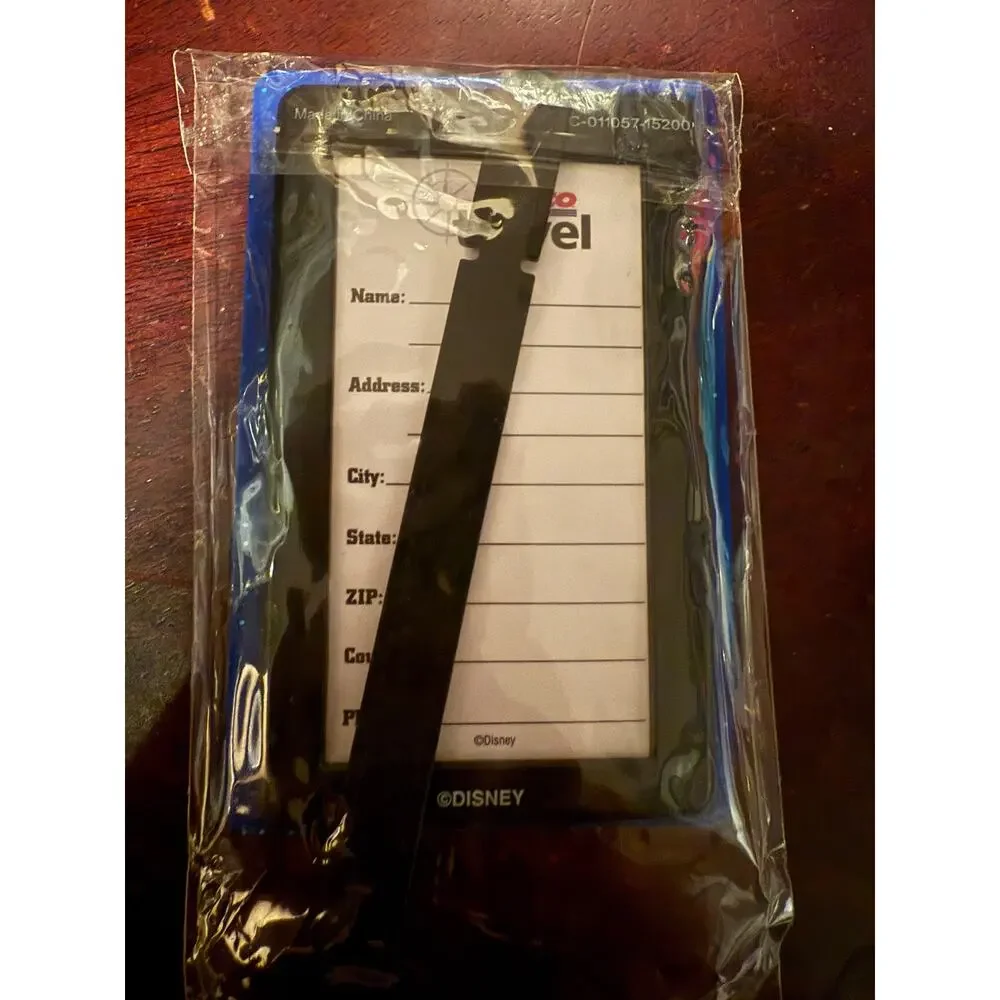 NWT Disney Parks 60th Anniversary Diamond Celebration Goofy Rubber Luggage Tags